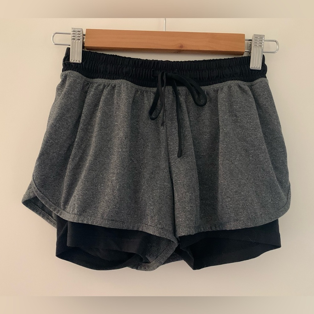 Champion size xs gray and black athletic shorts